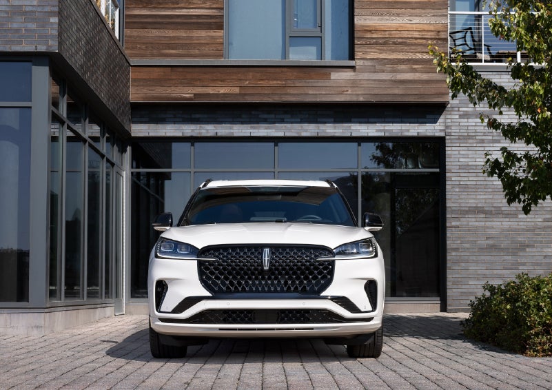 The front of a 2026 Lincoln Aviator® SUV is shown. | Deacon Jones Lincoln in Goldsboro NC
