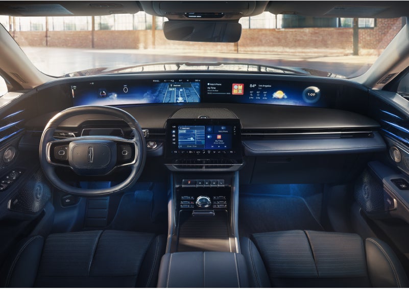 The panoramic display is shown in a 2026 Lincoln Nautilus® SUV. | Deacon Jones Lincoln in Goldsboro NC