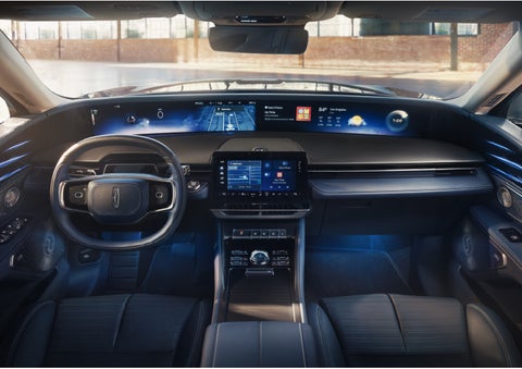 The panoramic display is shown in a 2026 Lincoln Nautilus® SUV. | Deacon Jones Lincoln in Goldsboro NC
