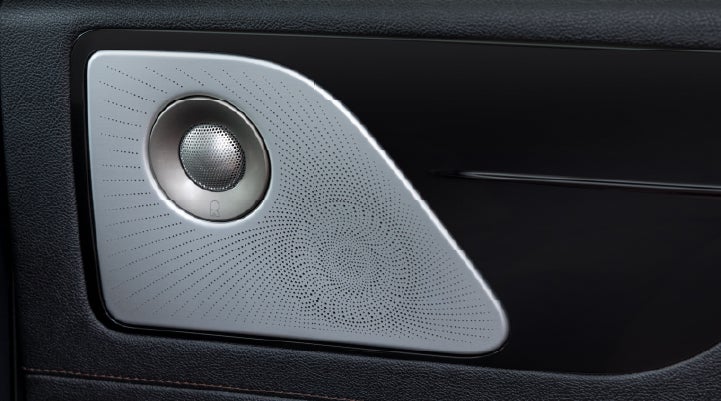 A close-up view of the available Revel® Ultima 3D Audio System. | Deacon Jones Lincoln in Goldsboro NC