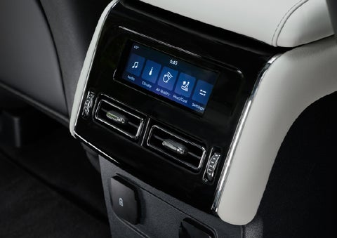 The second row touch screen displays audio and temperature control settings. | Deacon Jones Lincoln in Goldsboro NC